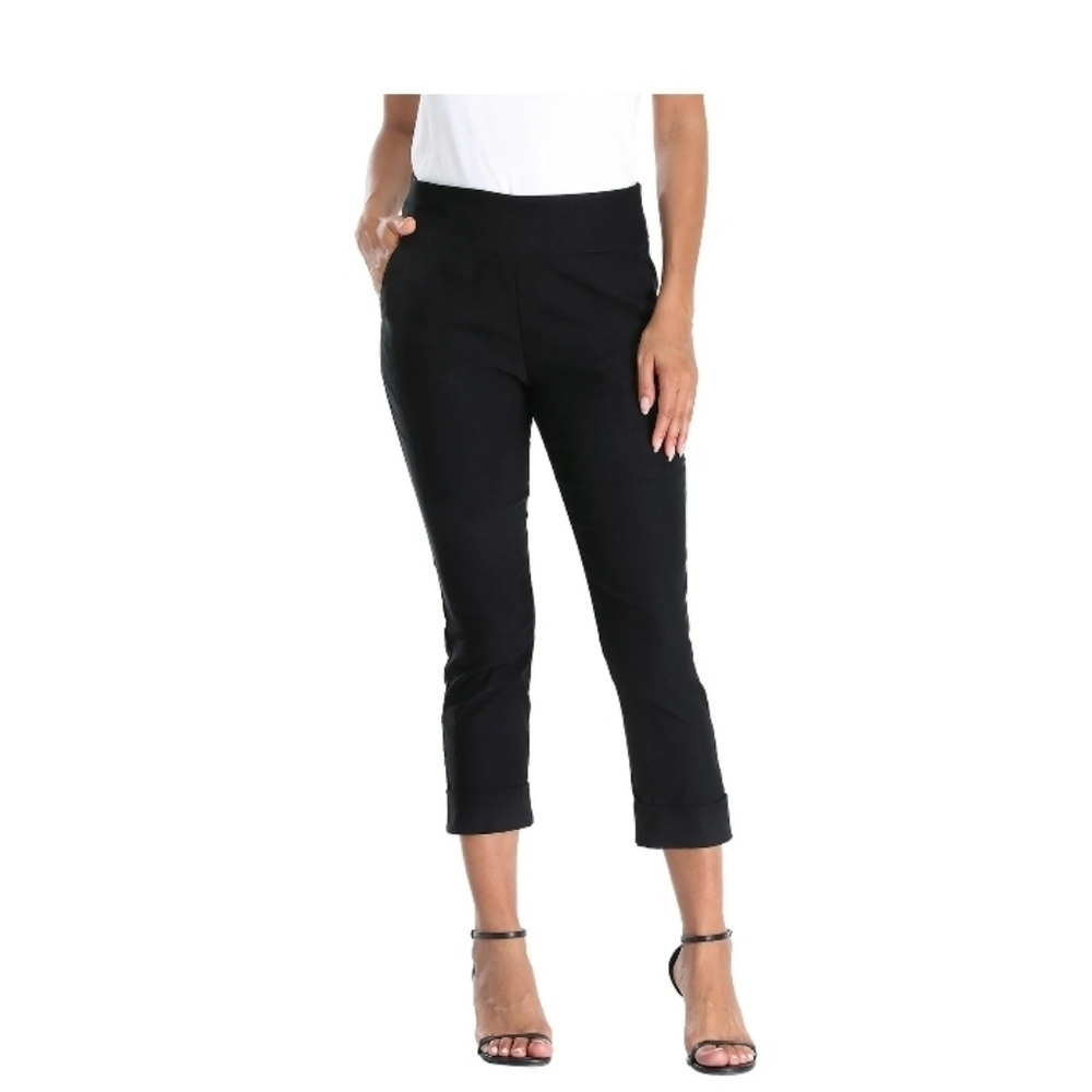 Rafaella Stretch Capri Pant Functional Pockets Inseam 23Size 6 Waist 15.5